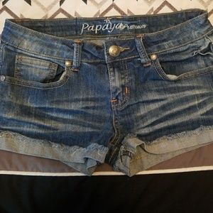 Blue jean shorts size small